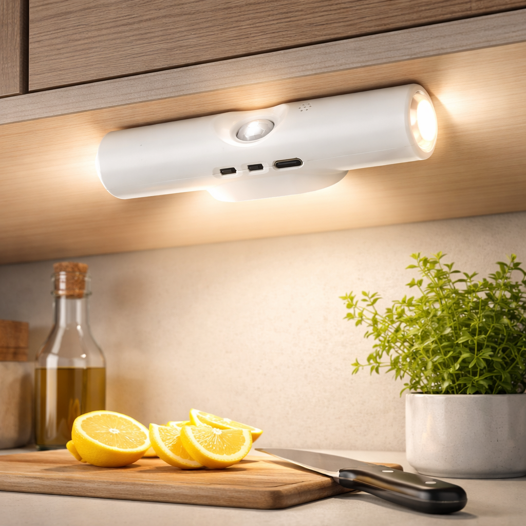 AuraLume Glow: “Light that turns on when you need it.”