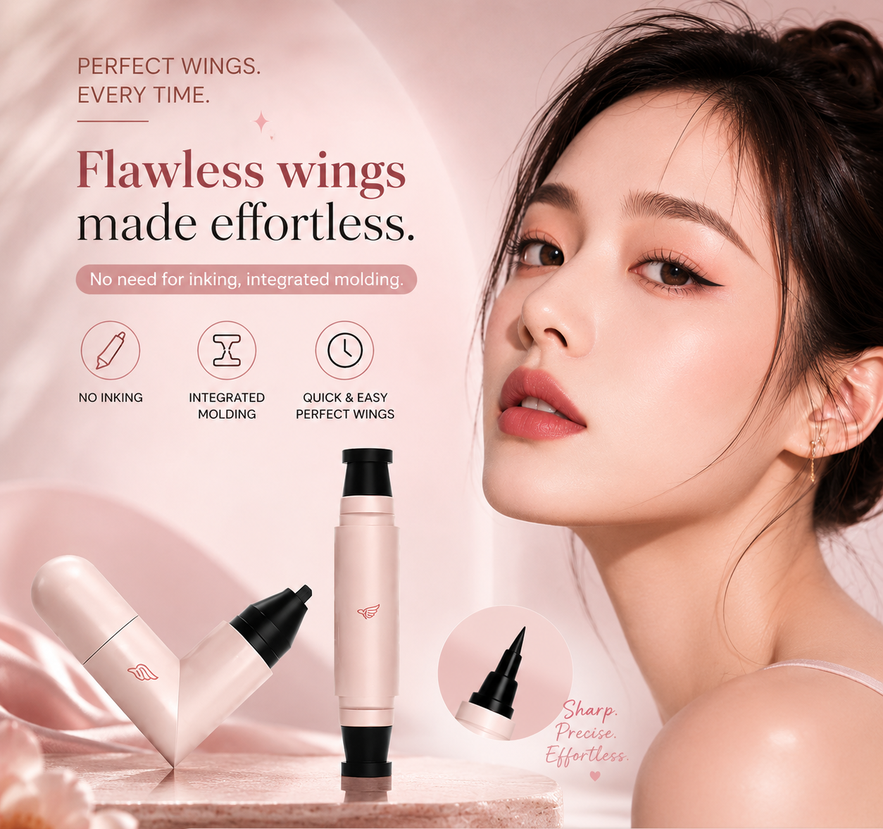 AuraWing™ Precision Liner — Precision in Every Wing.